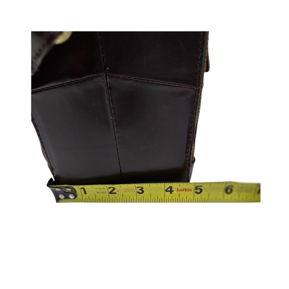 Cobbler Legend Brown Leather Bag Crossbody Satchel Organizer Purse - Picture 14 of 16